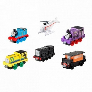 Маленькие паровозики из серии Томас и его друзья, несколько видов (Mattel, DWM28) Маленькие паровозики из серии Томас и его друзья, несколько видов (Mattel, DWM28)